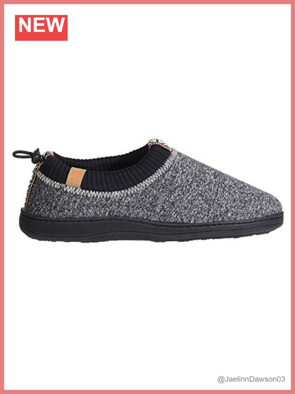 Women's Water Repellent Moc Slipper with Adjustable Toggle, Cotton Terry